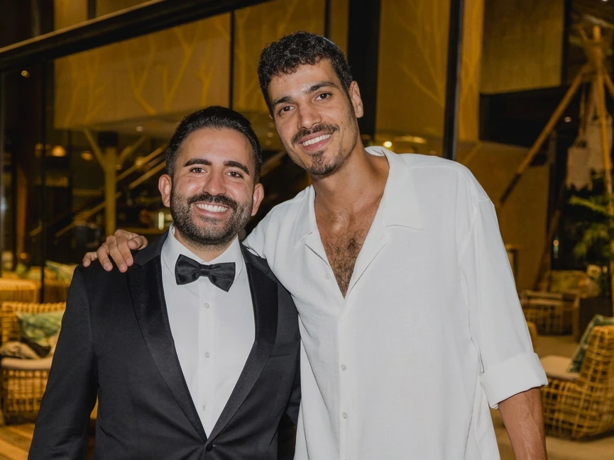 Shahar Shamian and Ofir Levy, co-founders of ecommon, together